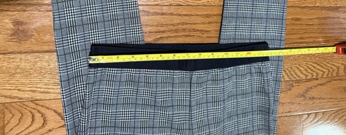J.Crew Damen Gigi Hose seitlicher Reißverschluss Glen Plaid Größe 6 BA793 - Bild 8 von 9