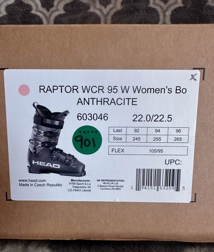 2025 Head Raptor WCR 95 Damen Skischuhe Größe 22,5 - Bild 5 von 8