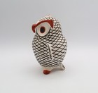 Acoma Owl Figure Mary Ann Hampton Polychrome Detailed 6" H Repair on Base — photo 6