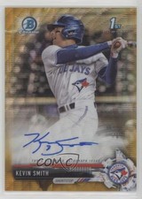 2017 Bowman Draft Chrome Pick Gold Wave Refractor /50 Kevin Smith Auto pb9