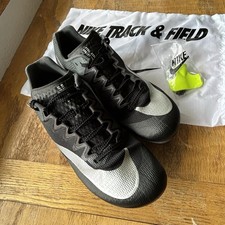 Nike Zoom Rival Track  Field Sprint Shoes Men  s Size 11 Black Metallic Silver
