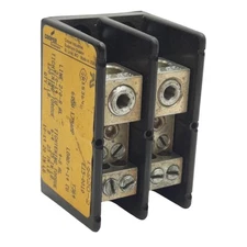Bussmann 16220-2 Power Distribution Block 600VAC/DC, 175A, 2-Poles, 10kA