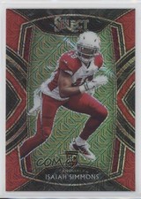 2020 Panini Select Club Level Red Mojo Prizm 2/49 Isaiah Simmons #288 6o3
