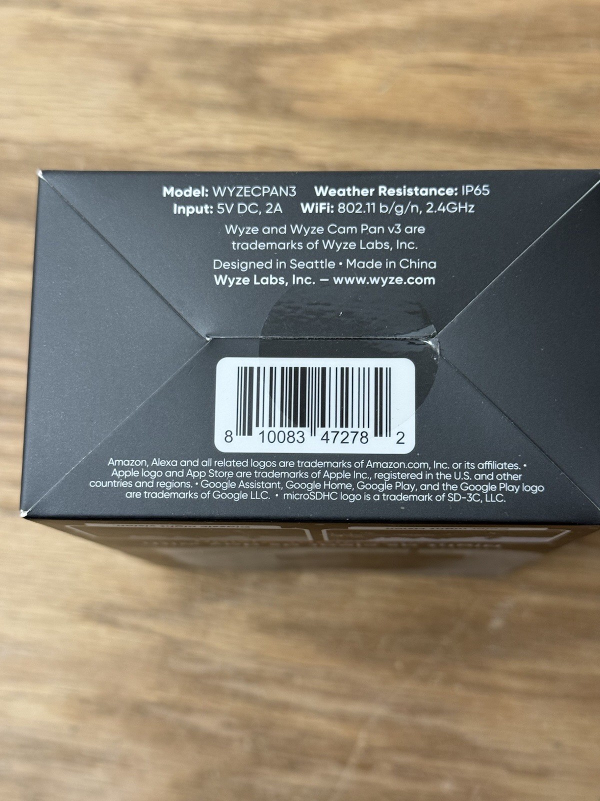 Cam Pan v3 Indoor/Outdoor IP65 1080P 360° Pan/Tilt/Zoom Wi-Fi Smart Home NEW