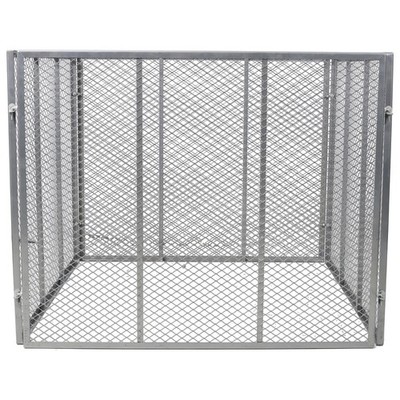 Large Outdoor Compost Bin Metal Composter Garden Trash Can with Lid for Backyard