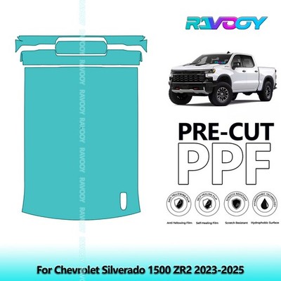 PreCut Paint Protection PPF Kit For Chevrolet Silverado 1500 ZR2 2023-2025