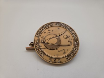 NASA Goddard Flight Center Space Medallion & Pin  No Clock 