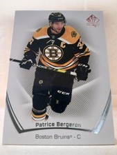 2021-22 SP Authentic Hockey Patrice Bergeron # 92