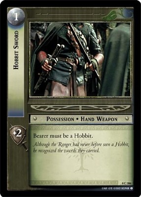 Hobbit Schwert - FOLIE - Die zwei Türme - Folie - Herr der Ringe TCG