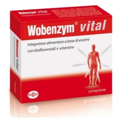 Named Wobenzym vital Food Supplement 120 Tablets