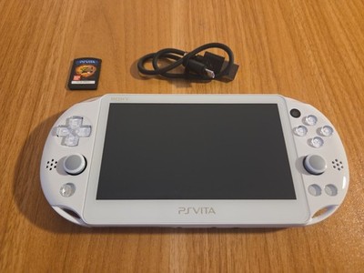 Sony Playstation PS Vita 2000 Slim PCH-2000 - Pearl White + Charger