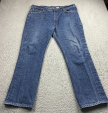 VTG Levis 517 Jeans Mens 40x30 fits 38x30 Blue Bootcut Red Tab 90s
