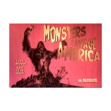 Avalon Hill Boardgame Monsters Ravage America Box Fair/EX