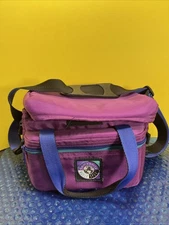 Vintage Retro 80's 90's Samsonite World Sport Padded Camera Bag Model Purple
