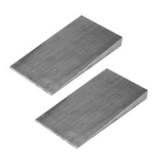 2 Pack Flange Wedge Steel Silvery Spreading Triangle Wedges Metal Shims Tool