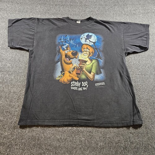 Vintage 1996 Scooby Doo Where Are You! Shirt XL Cartoon Network Stanley Desantis