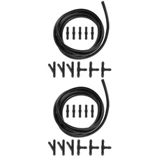 2 Sets Windshield Washer Hose Repair Kit Windshield Wiper Tube Connector Supply