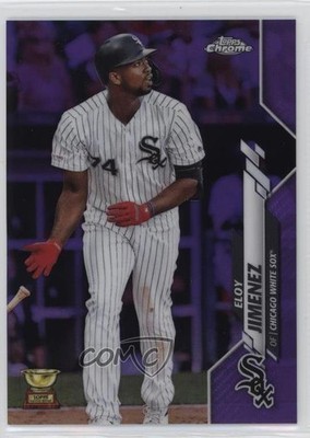2020 Topps Chrome Purple Refractor 20/299 Eloy Jimenez #134 c6h