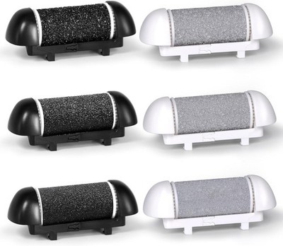 6 Pack Replacement Roller Refill Head for Electric Foot Callus Remover Foot File