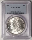 1884 P MORGAN Silver Dollar **PCGS MS64** FREE SHIPPING! G2082