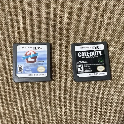 Activision Wipeout 2 & Call of Duty: Black Ops Nintendo DS Game Lot