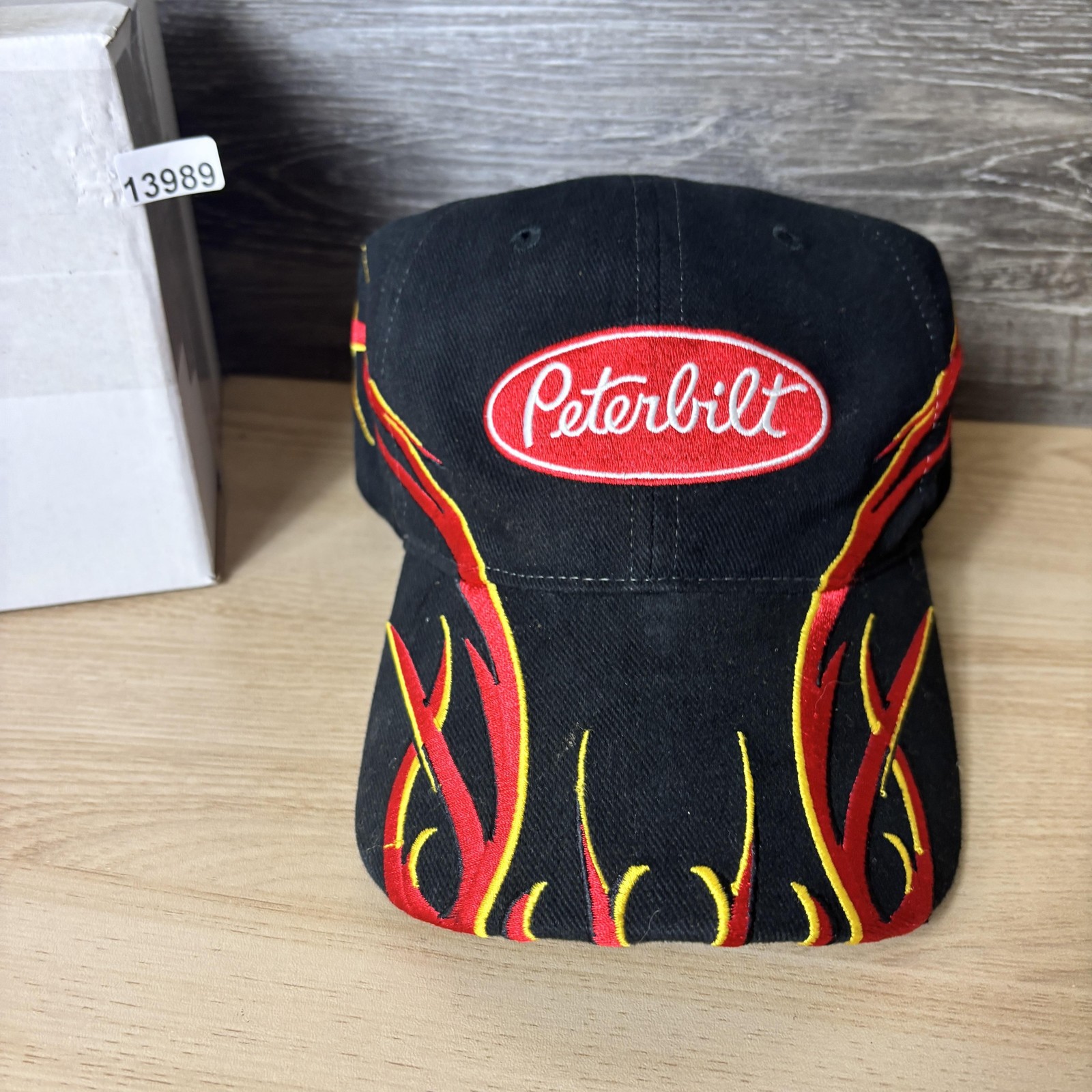 Peterbilt Hat Cap Strap Back Flame Embroidered Ra… - image 9