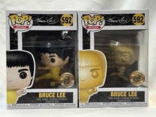 SDCC 2019 BAIT EXCLUSIVE Funko POP! Movies BRUCE LEE #592 Kicking SET OF 2 NEW