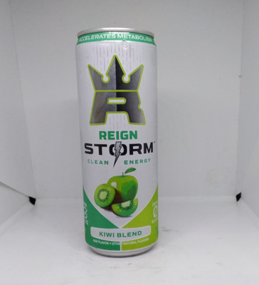 Reign Storm Clean Energy Drink, Kiwi Blend, Vegan Kosher, Endurance/Energy 12oz