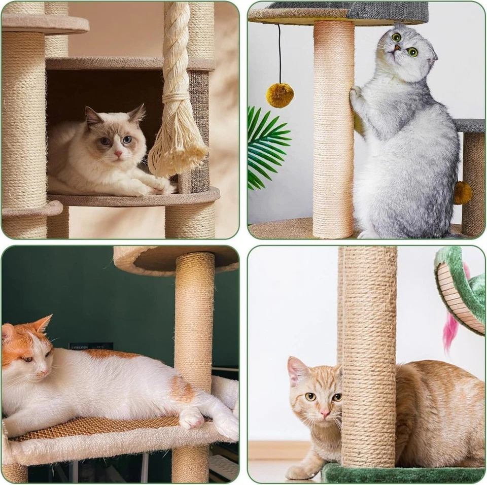 60M Sisal Schnur Leine Kratzbäume Sisalseil 8mm Kratzbaum Kratzb Sisalschnur - Bild 4 von 4