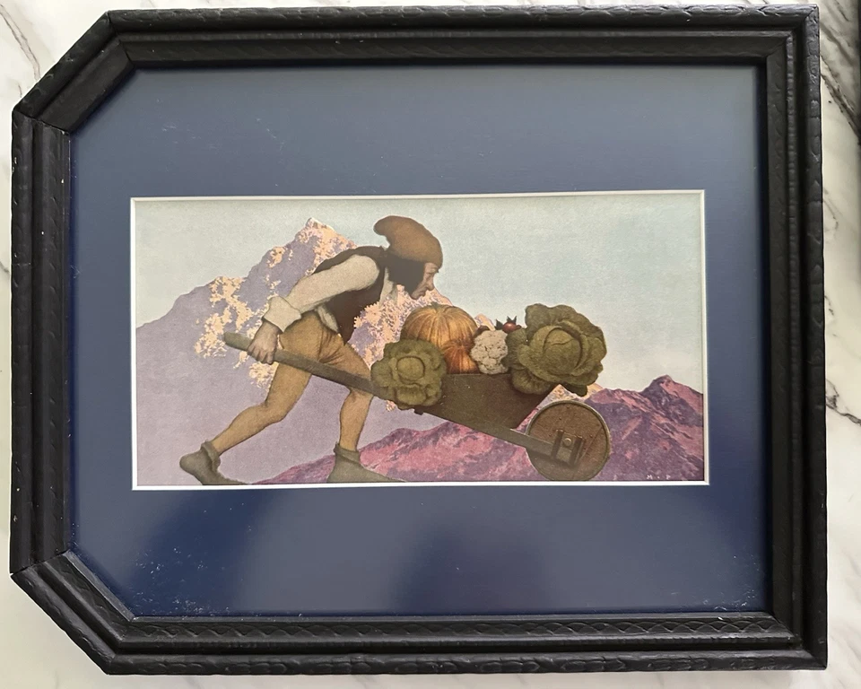 Maxfield Parrish Knave Of Hearts Collection Framed And Matted Original Prints - Image 2 of 4