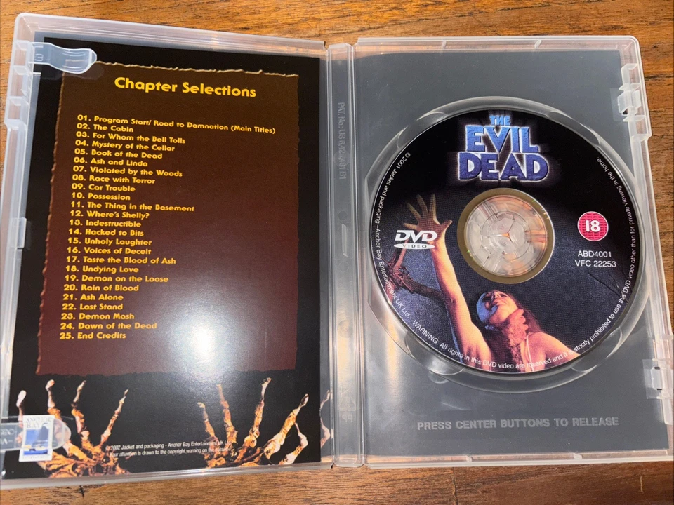 The Evil Dead (DVD, 2002) - Image 4 of 4