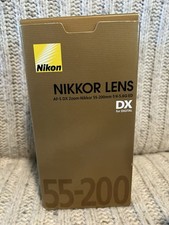 Nikon Lens AF-S DX VR Zoom-NIKKOR 55-200mm f/4-5.6G IF-ED (BOX & Manual ONLY!)