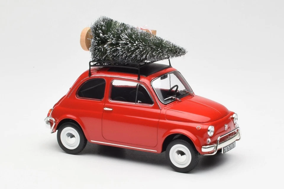 187779 Fiat 500 L Red Christmas Norev 1:18 - Immagine 4 di 4