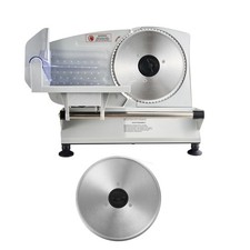 Meat Slicer, 6.7 inch 150W Electric Deli Slicer Machine with two SUS420 Blades,