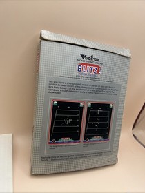 BLITZ Action Football (Vectrex)  Box, Cartridge & Overlay! In Clear Slipcover