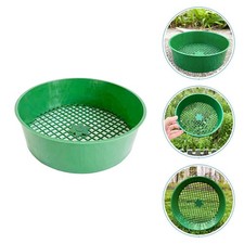 2 Pcs Garden Seive Mud Sieve Compost Sifter Screen Mulcher Shredder