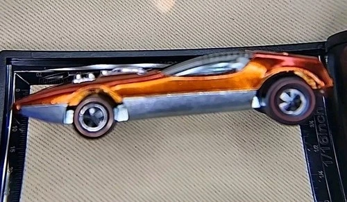 1968 Hotwheels Car Original Splittin Image Redline Orange & White Free Shipping!