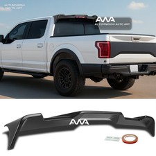 For 2015-2020 Ford F-150 Matte Black K Trunk Roof Spoiler Lip Wing All Cabs For 2015-2020 Ford F-150 Matte Black K Trunk Roof Spoiler Lip Wing All Cabs