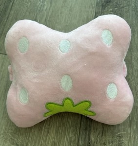 Pink Pillow For Headrest With Universal Fit