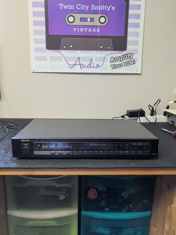 Denon TU-600 Precision AM/FM Tuner Tested and Working, **See Description**