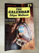 Vintage The Calendar Edgar Wallace Book Paperback
