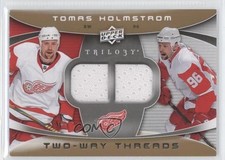 2008-09 Upper Deck Trilogy Two-Way Threads Tomas Holmstrom #2W-TH 1y7