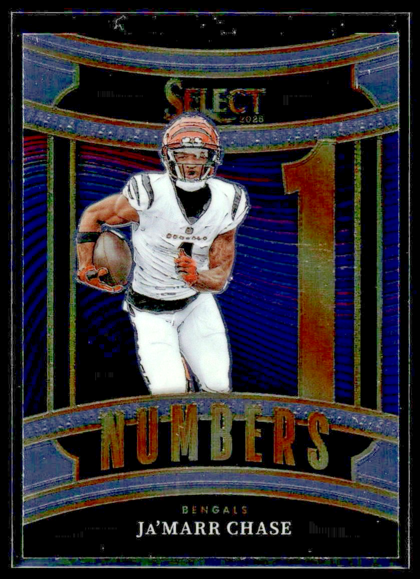 ジャ3 Jerry Been 25.5 2025 Panini Select JaMARR CHASE Select Numbers #3 - CINCINNATI