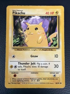Shadowless Yellow Cheeks Pikachu | eBay