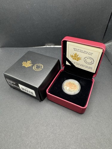 2016 Canada $3 9999 Silver Coin - Queen Elizabeth Rose - Bild 3 von 3