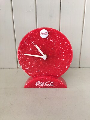 Coca Cola Wooden Fishtail Design Bottle Cap Shape Wall Clock Reto Vintage