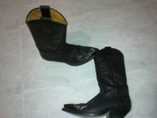 stivali sendra colore nero con inserti in pitone, eur 40