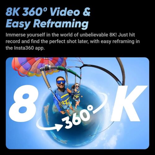 Insta360 X4 8K Waterproof 360 Action Camera 4K Wide-Angle Video Touch Screen NEW - Picture 7 of 7
