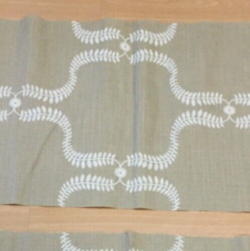 VANESSA ARBUTHNOTT UP THE GARDEN PATH 2 x Pieces colour MUSHROOM cushion fabric