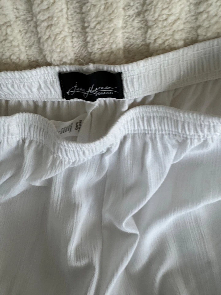 Pantalón Jeno Neuman Mujer Cintura Elástica 20WP Blanco Foto 3 de 4